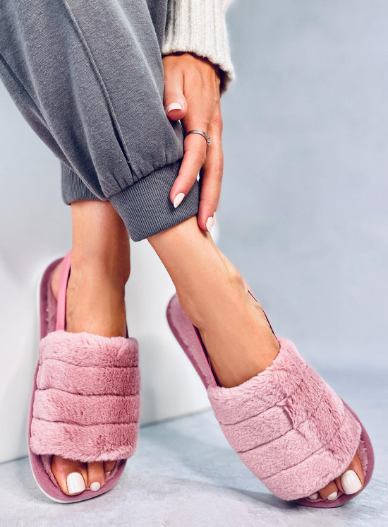 Ciabatte da donna rosa con elastico