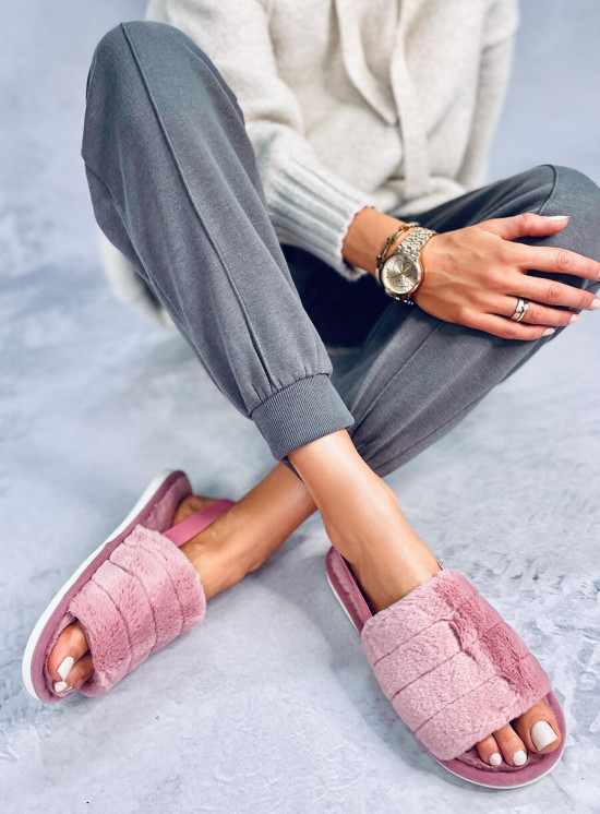 Ciabatte da donna rosa con elastico