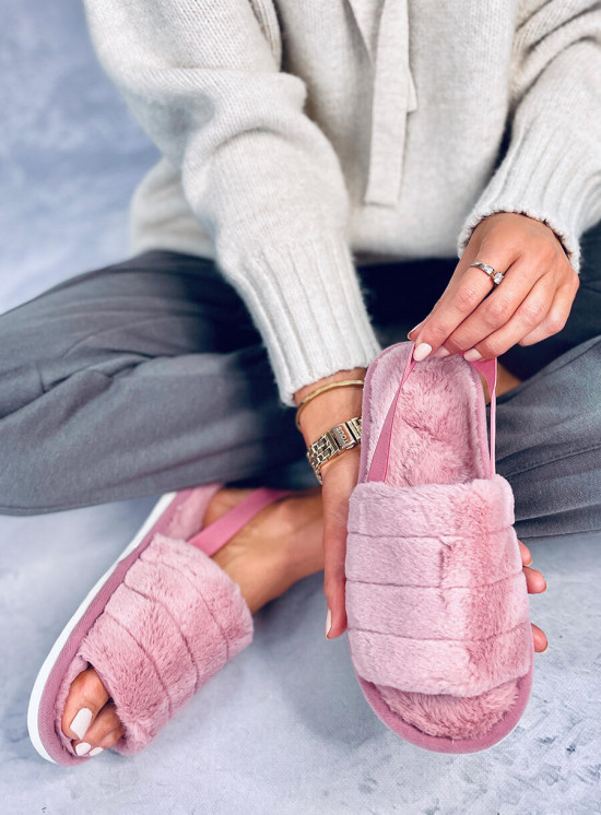 Ciabatte da donna rosa con elastico