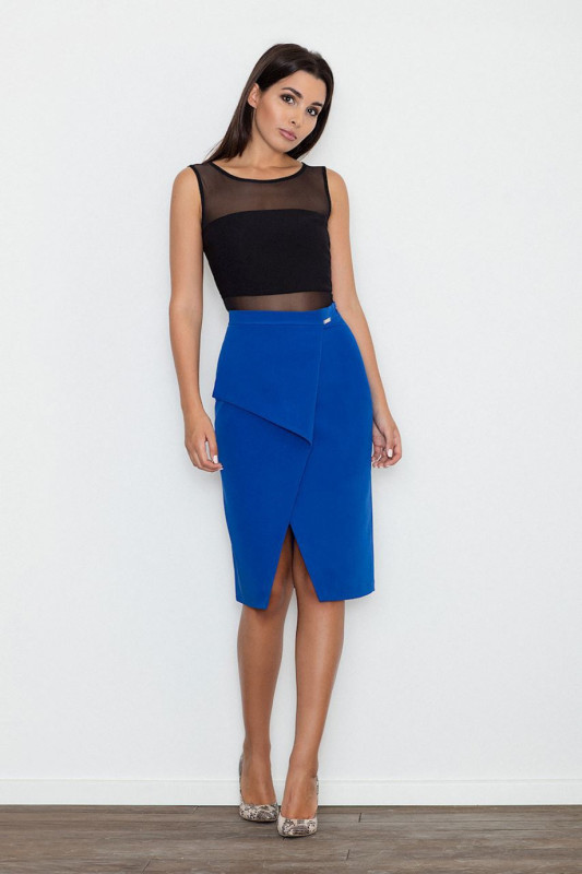 Gonna blu elegante