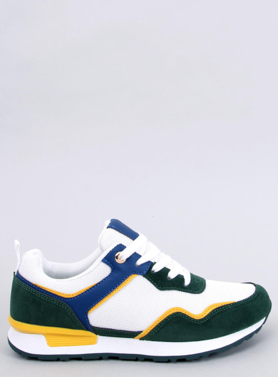 Sneakers sportive verdi e bianche