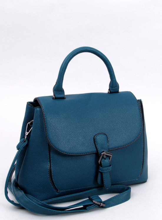Borsa da donna con fibbia blu mare