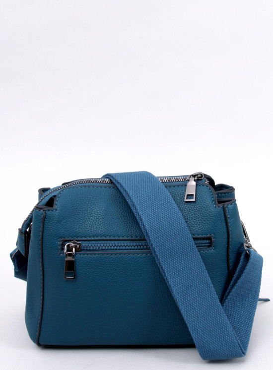 Borsa da donna con nappine blu mare