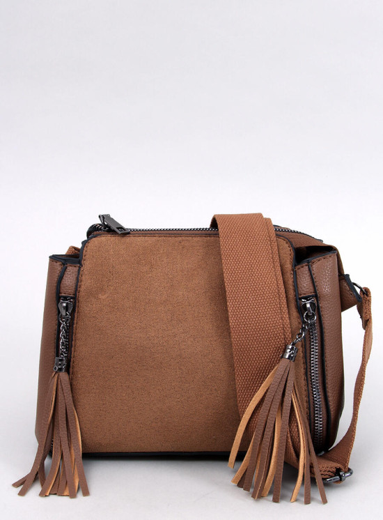 Borsa da donna con nappine marrone