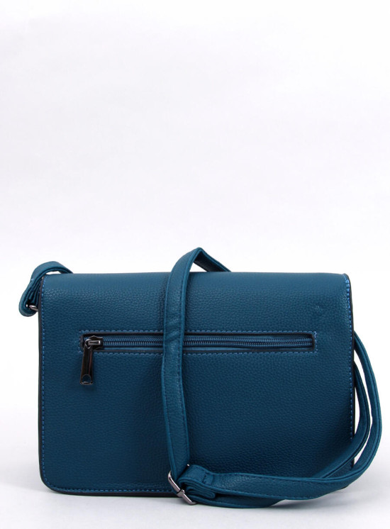 Borsa blu in ecopelle