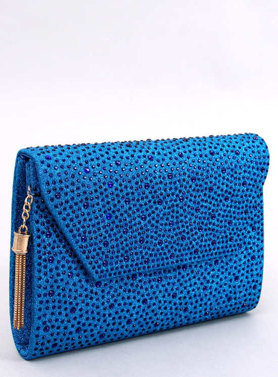Borsa da donna blu reale lucida