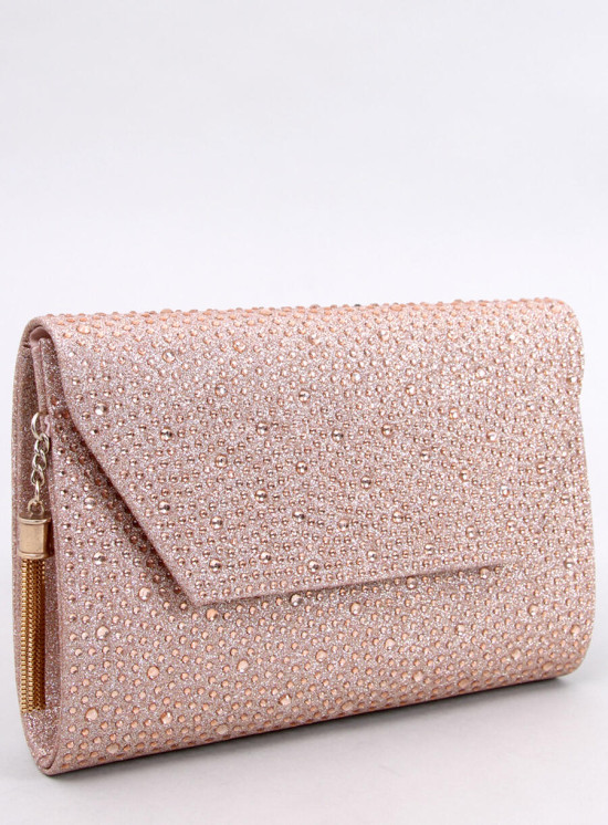 Borsa da donna rosa chiaro lucida