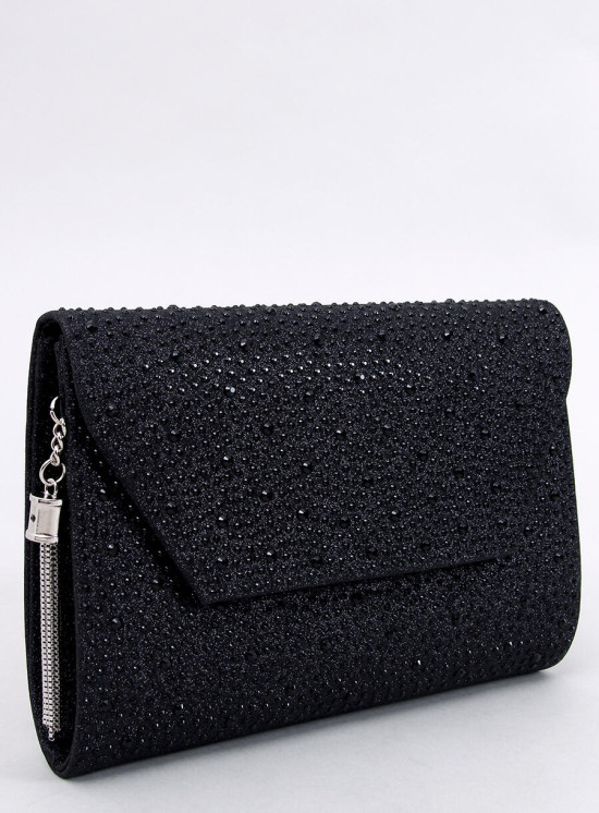 Borsa da donna nera lucida