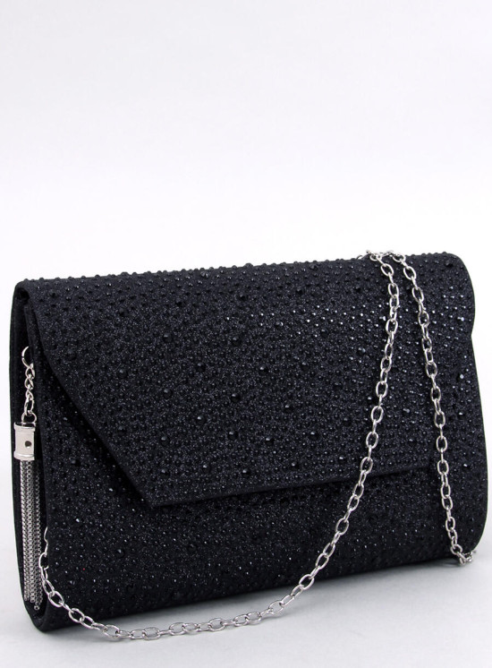 Borsa da donna nera lucida