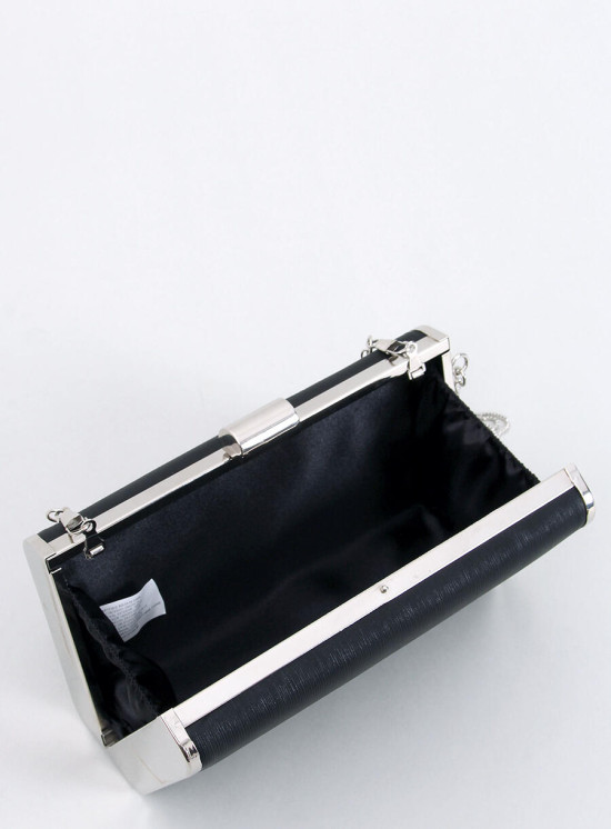 Borsa elegante nera con nappina
