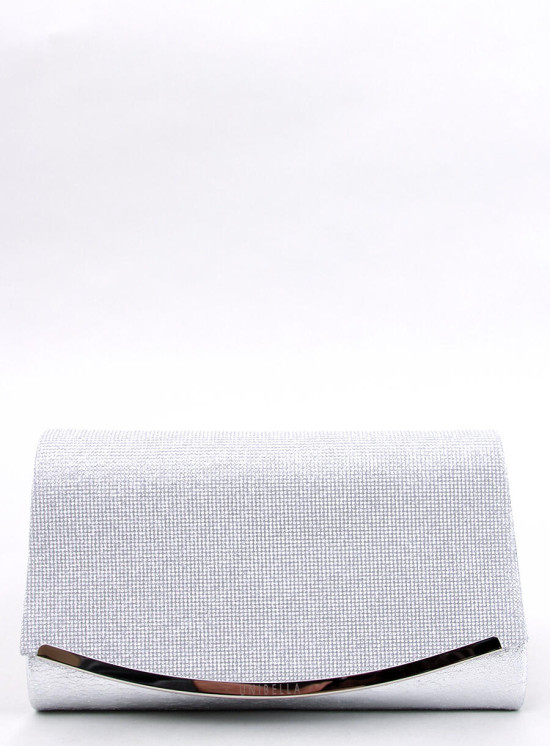 Elegante borsa decorata con zirconi argento