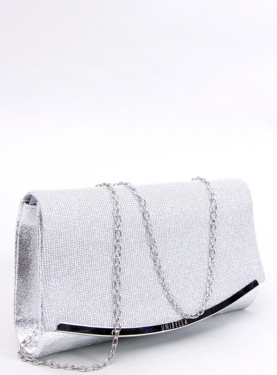Elegante borsa decorata con zirconi argento