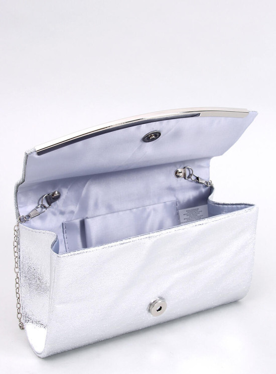 Elegante borsa decorata con zirconi argento