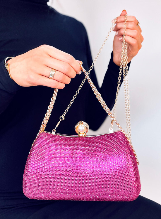 Borsa clutch rosa