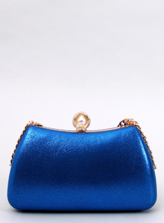 Borsa clutch blu cobalto