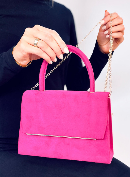 Borsa a mano rosa