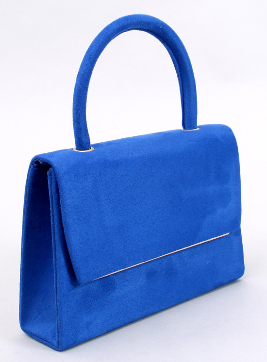 Borsa a mano blu reale