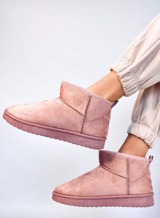 Scarpe da neve basse da donna rosa