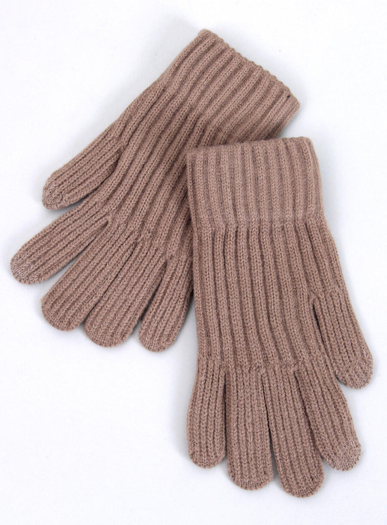 Guanti da donna caldi beige