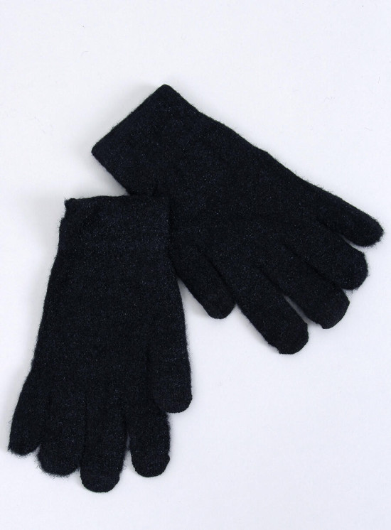 Guanti basic da donna neri