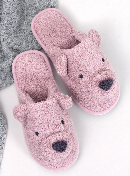 Ciabatte da donna rosa TEDDY BEAR