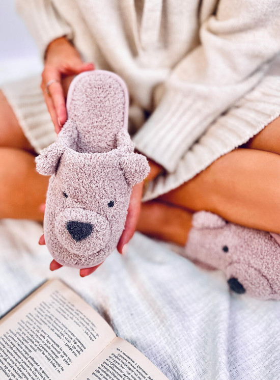 Ciabatte da donna rosa TEDDY BEAR