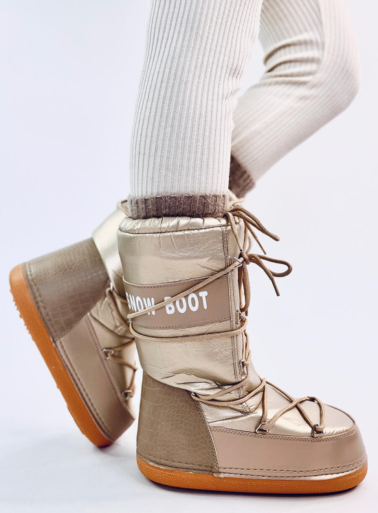 Stivali oro champagne SNOW BOOTS