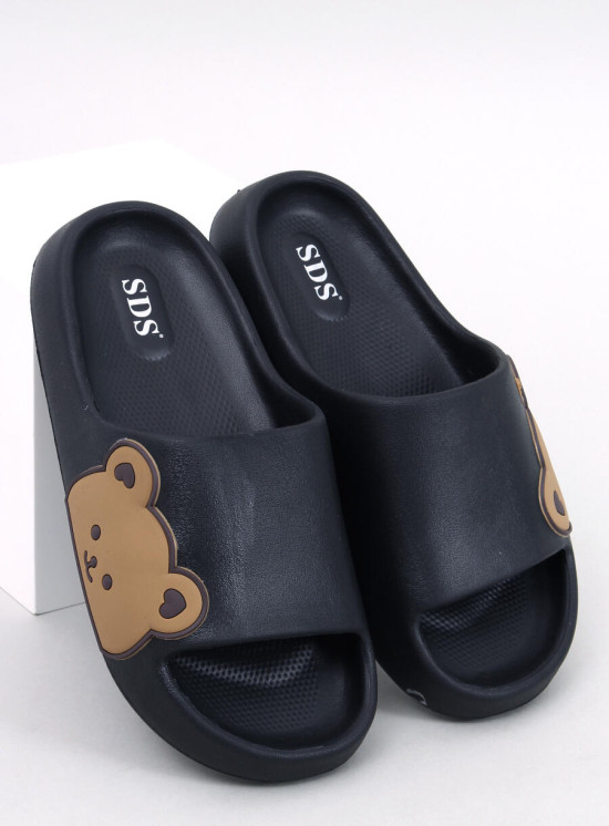 Crne papuče TEDDY