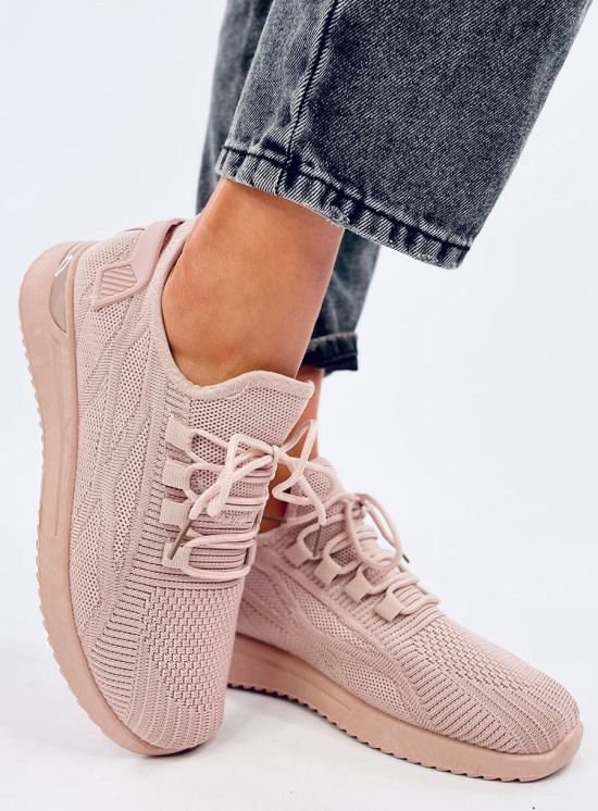 Sneakers elastiche rosa chiaro
