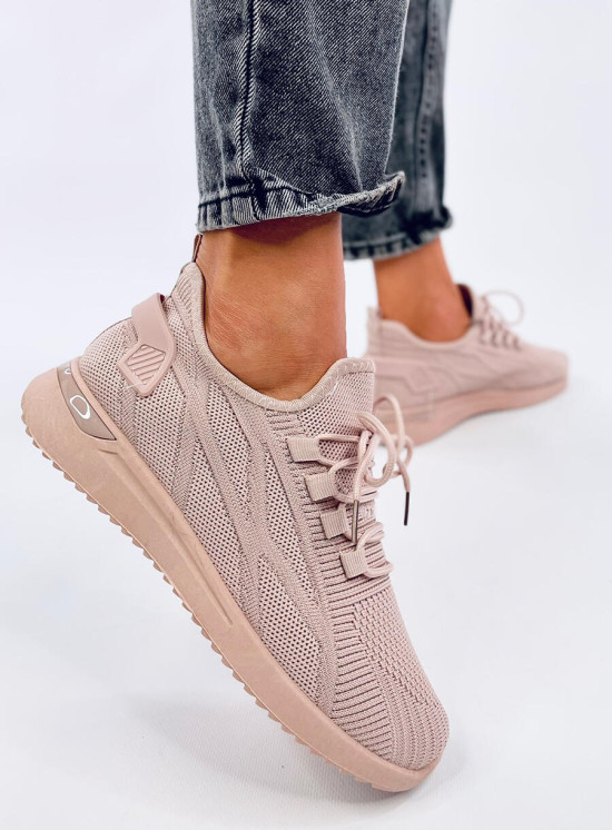 Sneakers elastiche rosa chiaro