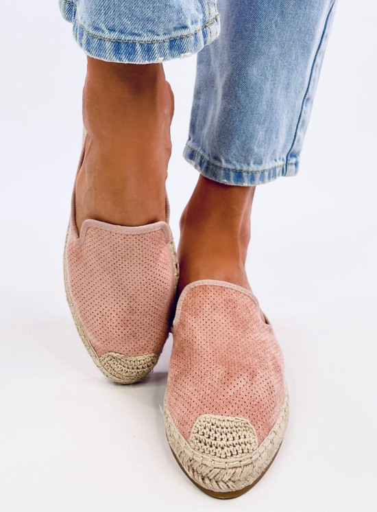 Espadrillas rosa con tallone aperto