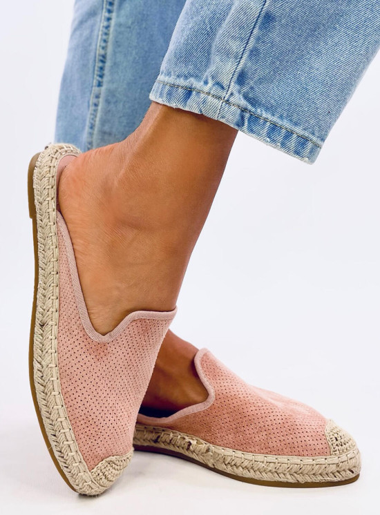 Espadrillas rosa con tallone aperto