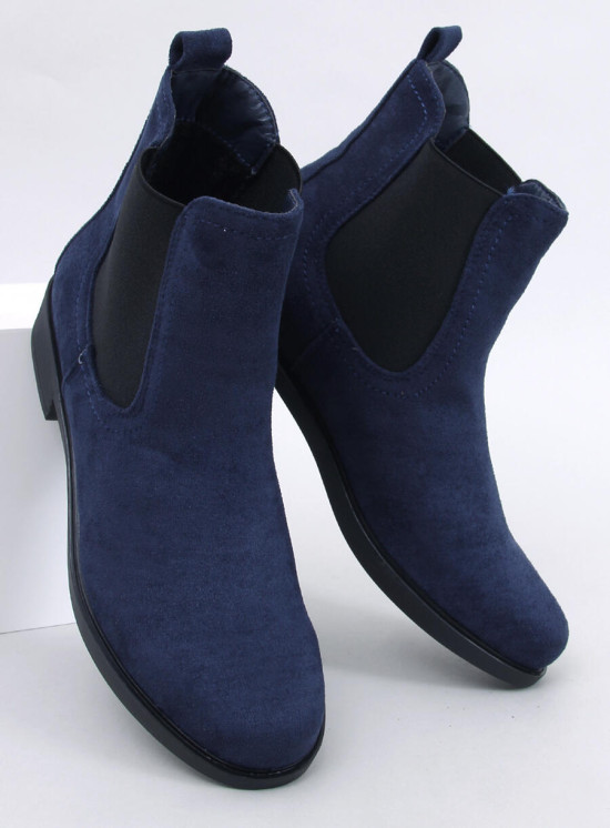 Stivaletti Chelsea bassi blu scuro