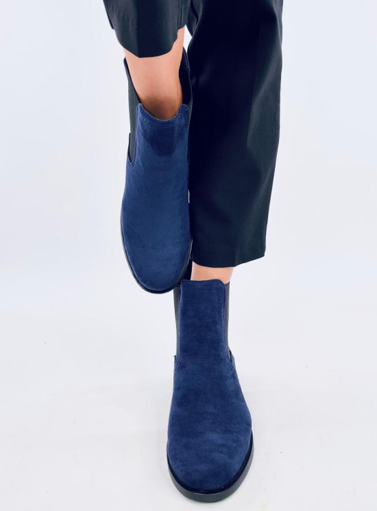 Stivaletti Chelsea bassi blu scuro
