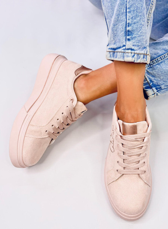 Sneakers pastello HEART rosa chiaro
