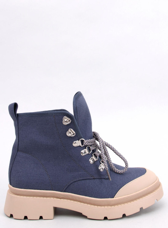 Scarpe da trekking in tessuto blu