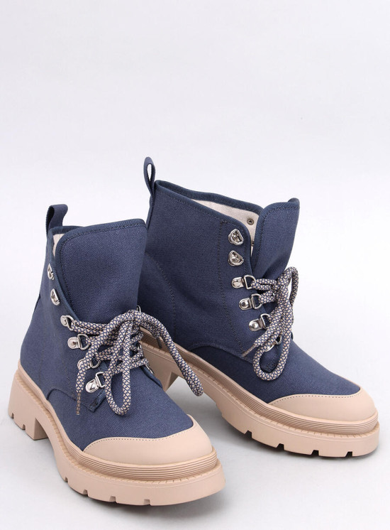Scarpe da trekking in tessuto blu