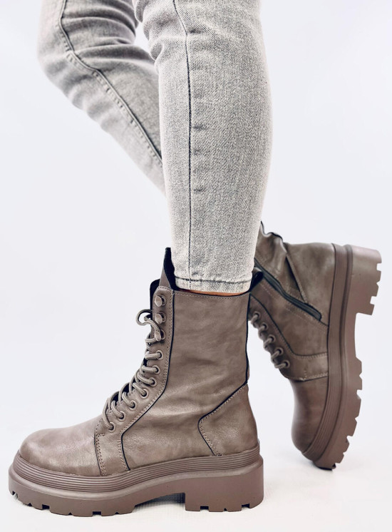Scarpe con piattaforma INES grigie