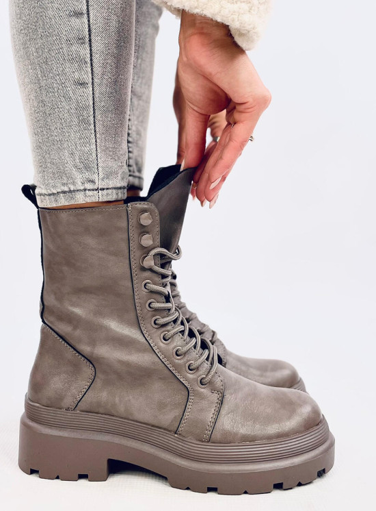 Scarpe con piattaforma INES grigie