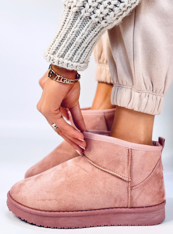 Scarpe da neve basse da donna rosa