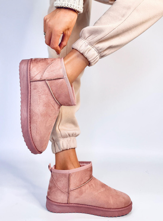 Scarpe da neve basse da donna rosa