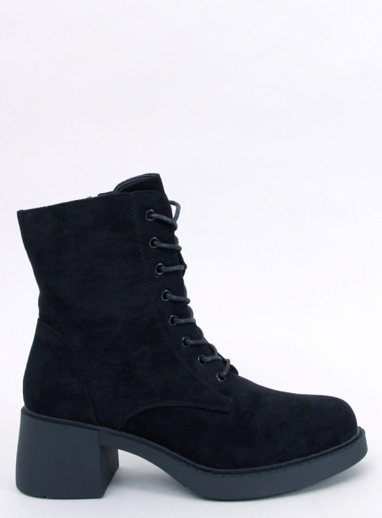 Scarpe con cerniera e allacciatura nere
