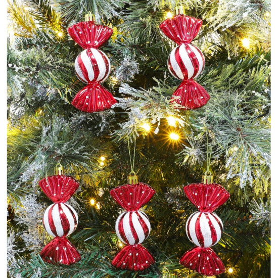Decorazioni natalizie - caramelle 6 pz
