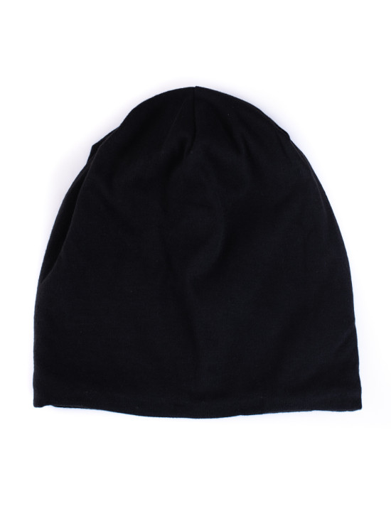 Berretto in cotone nero