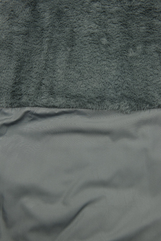 Giacca invernale blu scuro con cintura