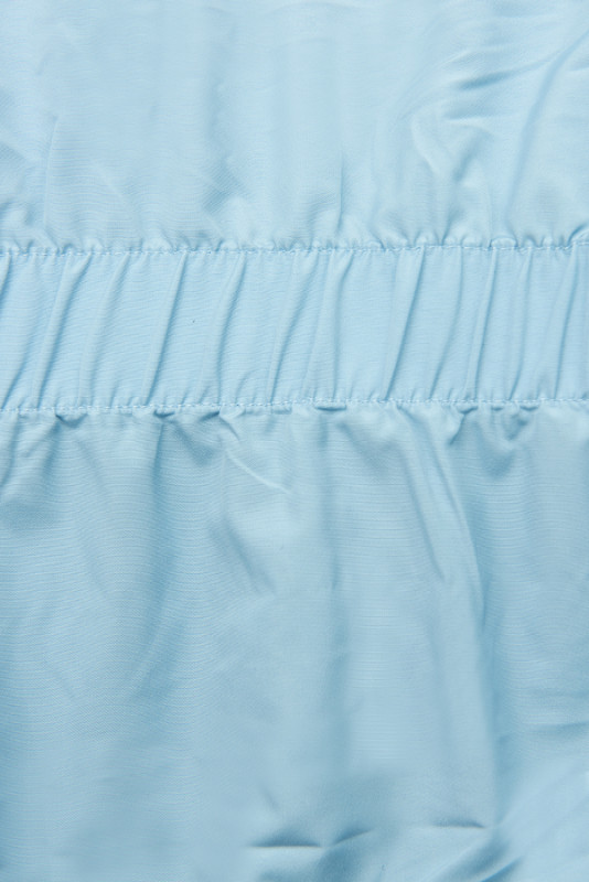 Parka doppia faccia di transizione celeste/blu scuro