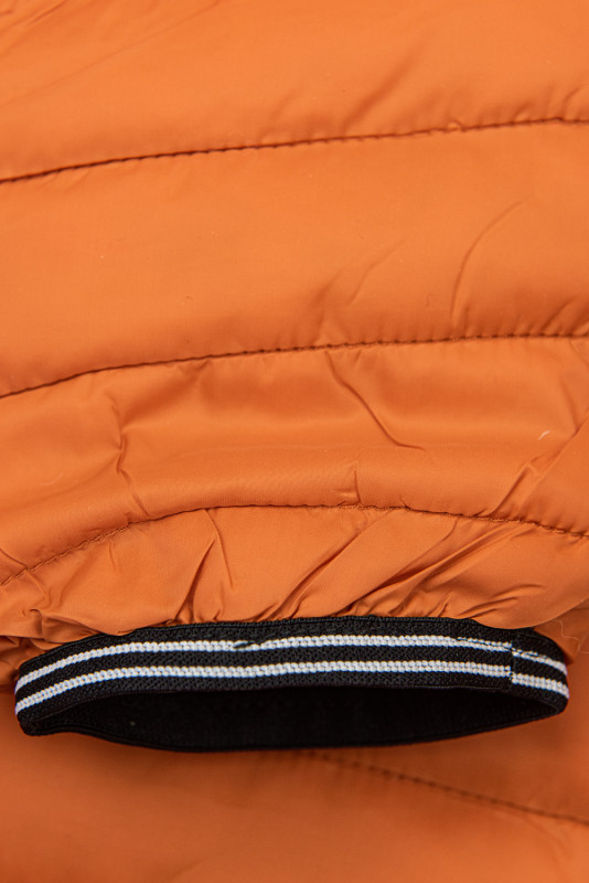 Giacca doppia faccia leggera arancio mattone