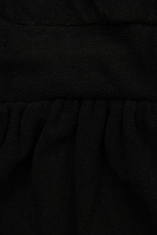 Abito corto nero con pizzo