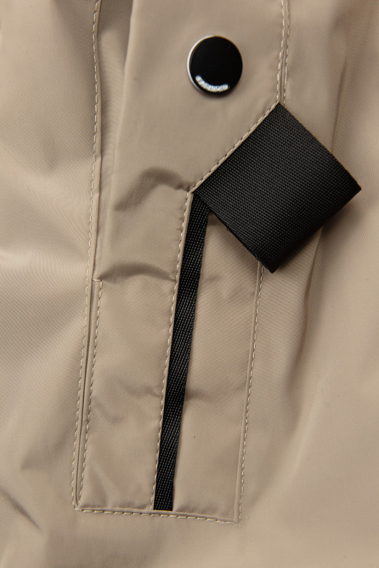 Cappotto/parka di transizione cappuccino