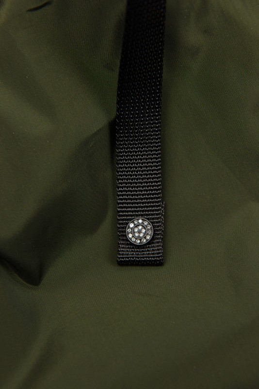 Cappotto/parka di transizione kaki